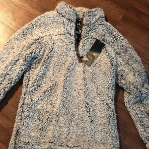 Women 1/4 Zip Pullover - Fleece Sherpa - NWT